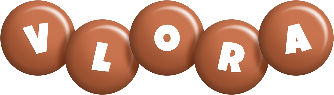 Vlora candy-brown logo