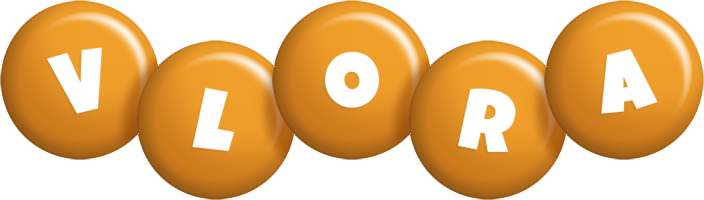 Vlora candy-orange logo