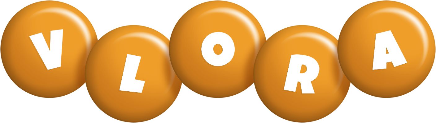 Vlora candy-orange logo