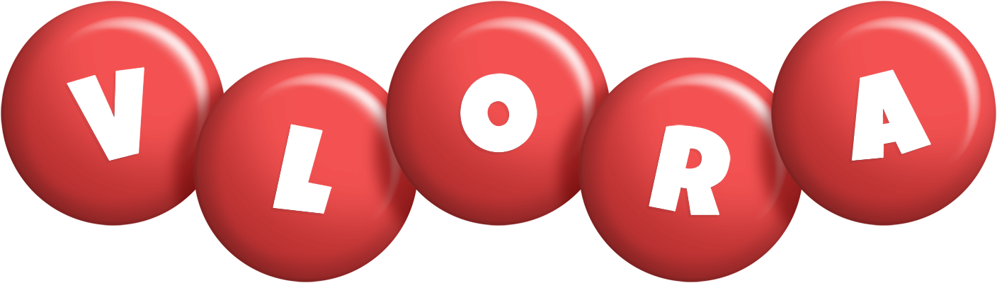 Vlora candy-red logo