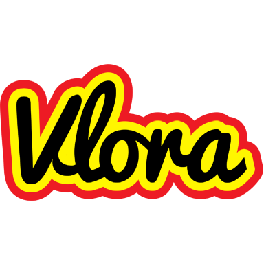 Vlora flaming logo