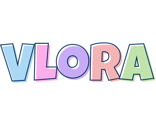 Vlora pastel logo