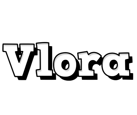 Vlora snowing logo