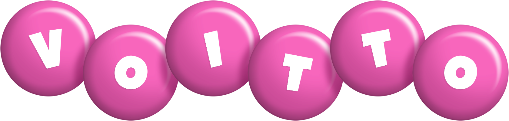 Voitto candy-pink logo