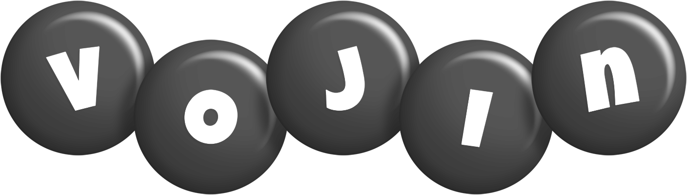 Vojin candy-black logo