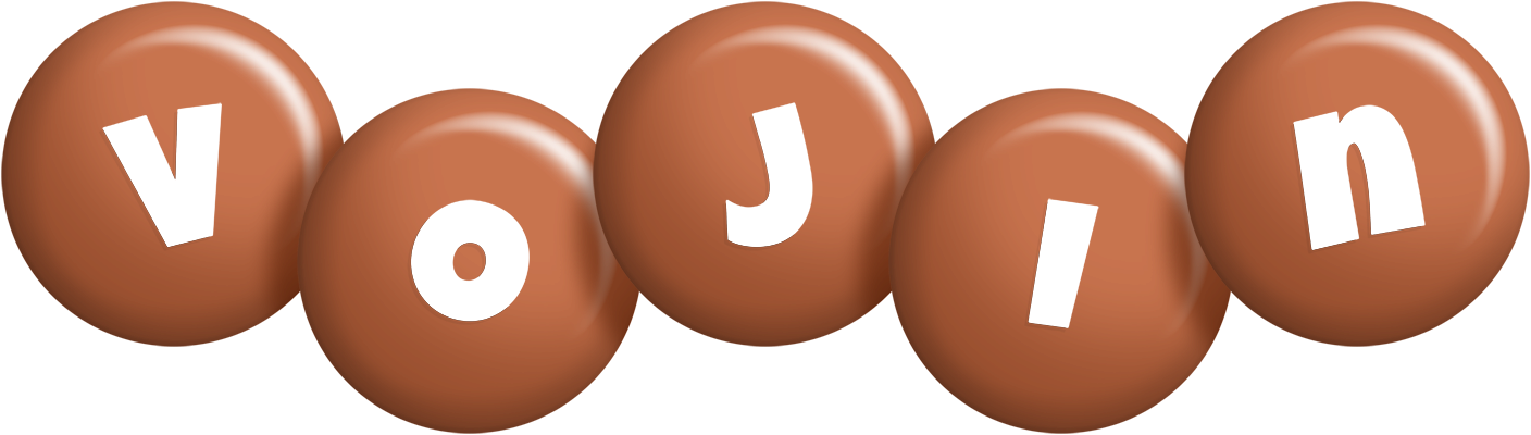 Vojin candy-brown logo