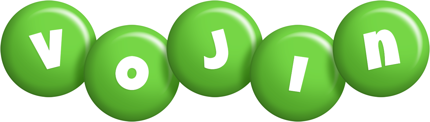 Vojin candy-green logo