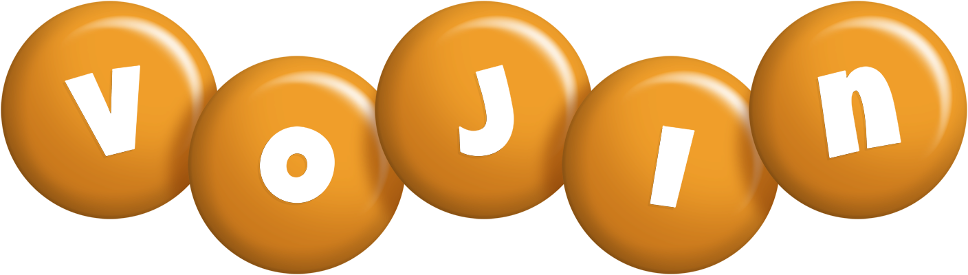 Vojin candy-orange logo