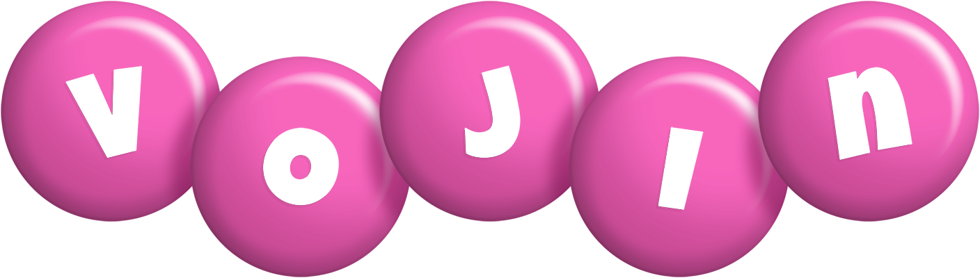 Vojin candy-pink logo