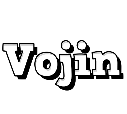 Vojin snowing logo