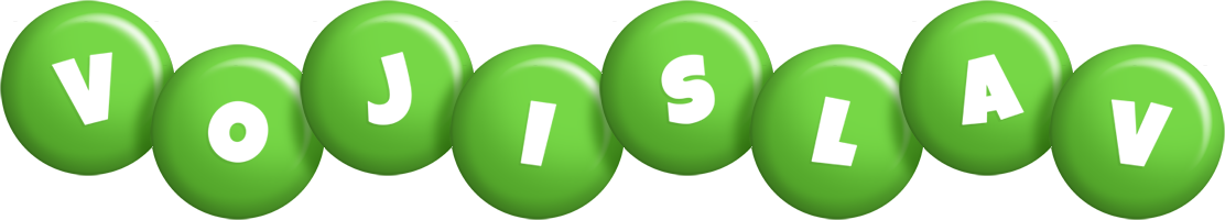 Vojislav candy-green logo