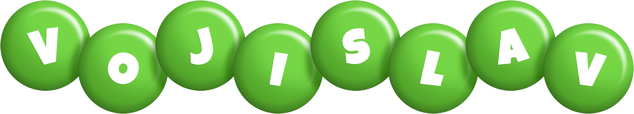 Vojislav candy-green logo