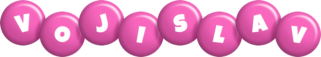 Vojislav candy-pink logo