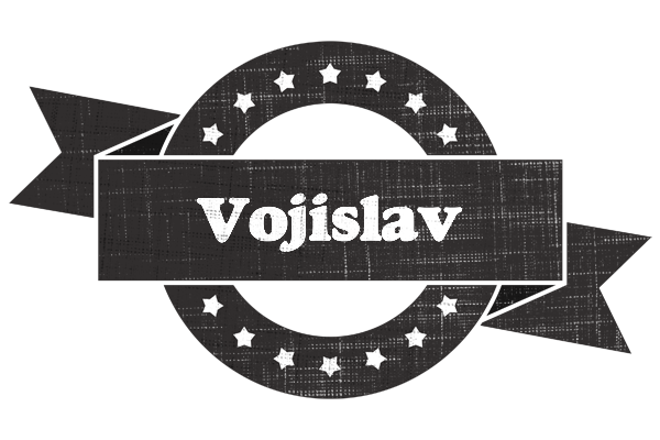 Vojislav grunge logo