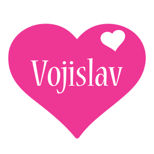 Vojislav love-heart logo