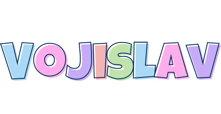 Vojislav pastel logo