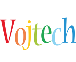 Vojtech birthday logo