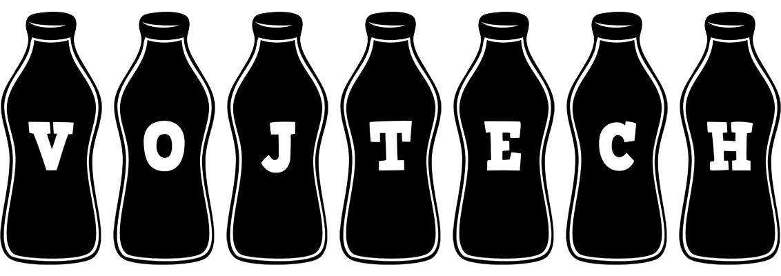 Vojtech bottle logo
