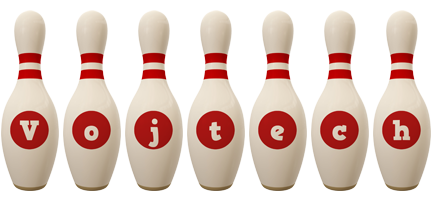 Vojtech bowling-pin logo