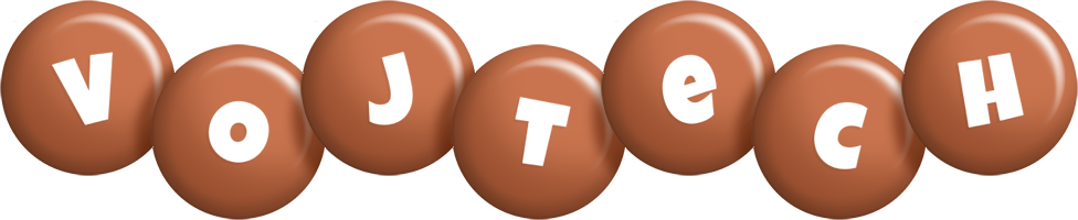 Vojtech candy-brown logo