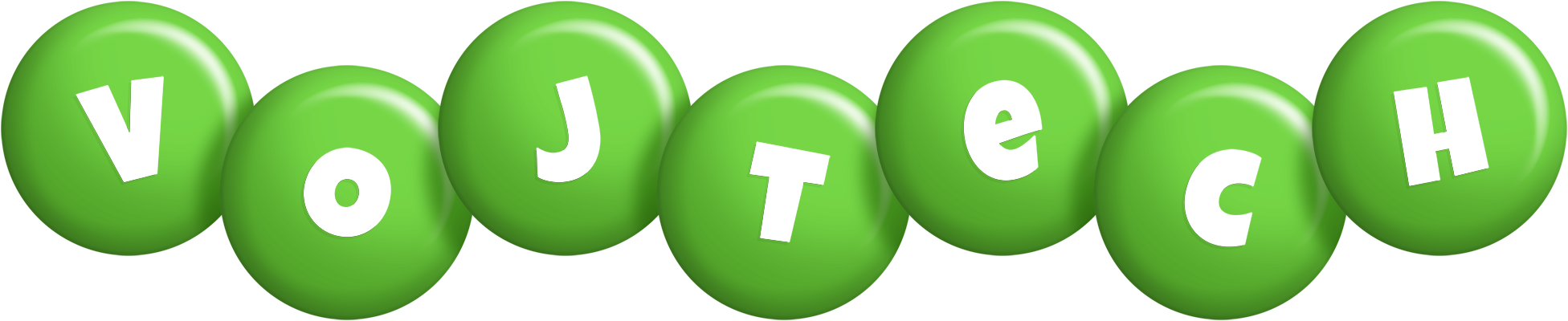 Vojtech candy-green logo