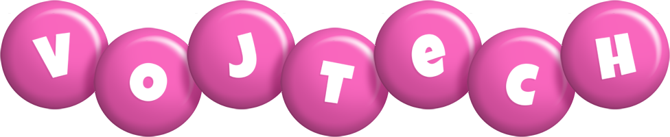 Vojtech candy-pink logo