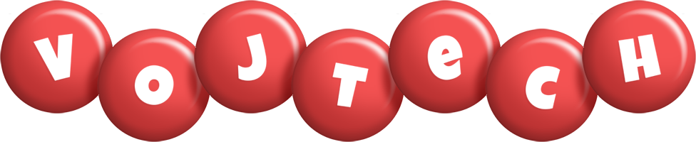 Vojtech candy-red logo