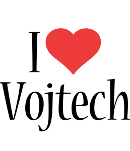 Vojtech i-love logo