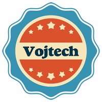 Vojtech labels logo