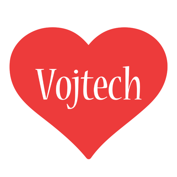 Vojtech love logo