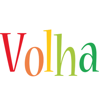 Volha birthday logo