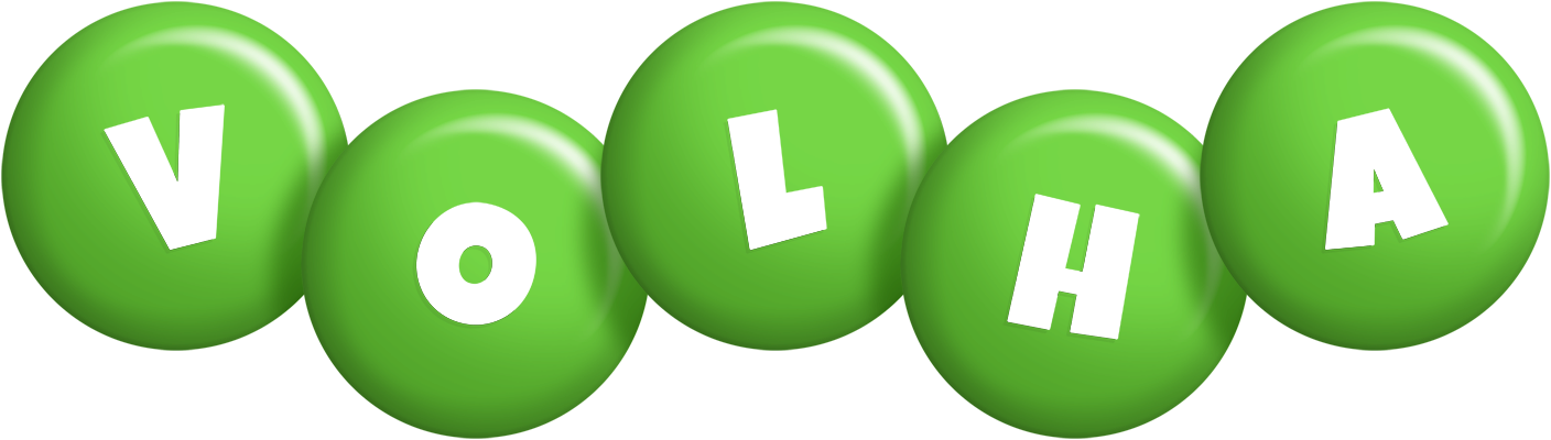 Volha candy-green logo