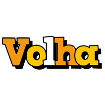 Volha cartoon logo