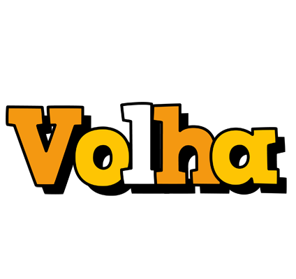 Volha cartoon logo