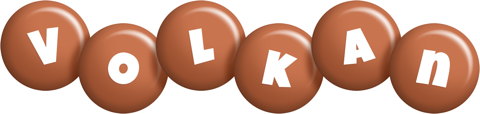 Volkan candy-brown logo
