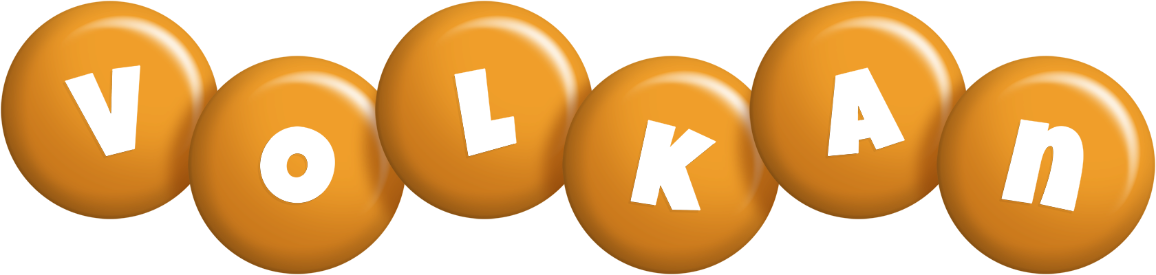 Volkan candy-orange logo