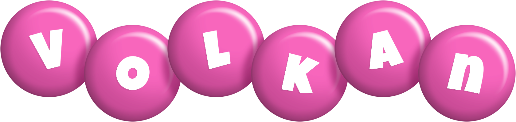 Volkan candy-pink logo