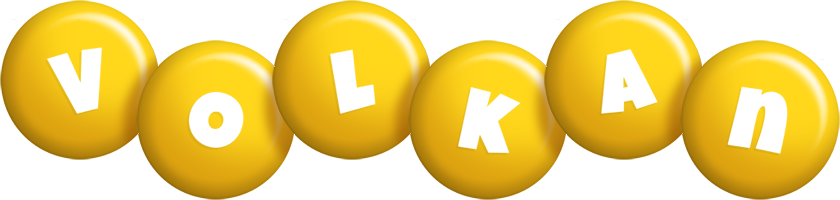 Volkan candy-yellow logo