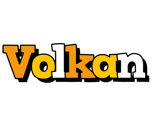 Volkan cartoon logo
