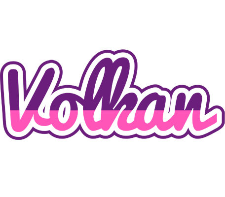 Volkan cheerful logo