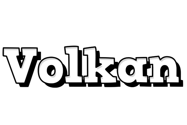 Volkan snowing logo