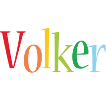 Volker birthday logo