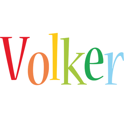 Volker birthday logo