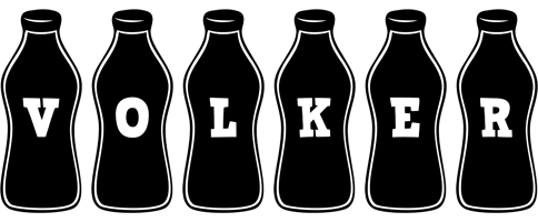 Volker bottle logo