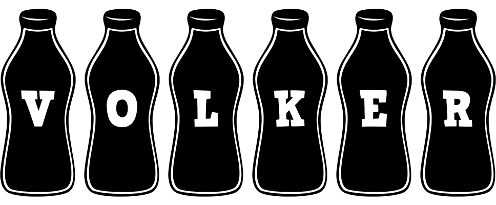 Volker bottle logo