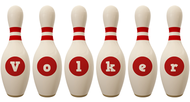 Volker bowling-pin logo