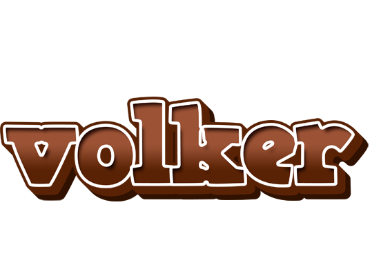 Volker brownie logo