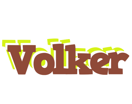 Volker caffeebar logo