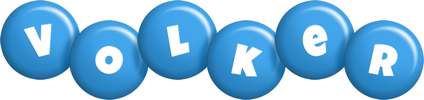 Volker candy-blue logo