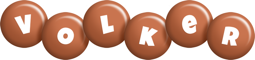 Volker candy-brown logo
